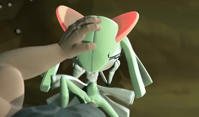 3D Pokemon chick needs to train her cunt