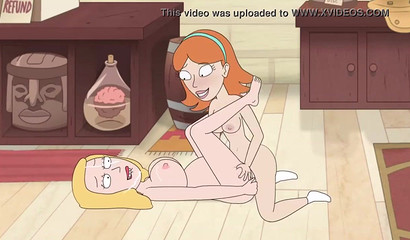 Rick and Morty MILFs on a scissoring spree