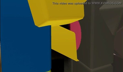 Cum-inspired Hentai with Roblox characters