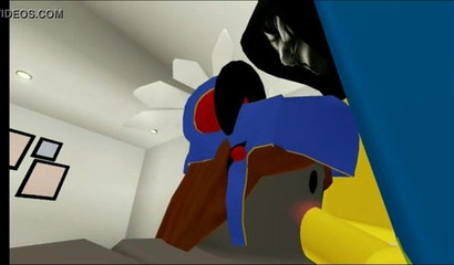 Cum-inspired Hentai with Roblox characters