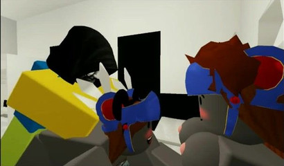 Cum-inspired Hentai with Roblox characters