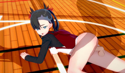Pokemon Marnie boasting a cock-craving butt hole 3D