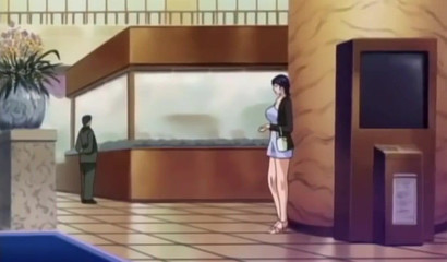 DP cums as a surprise to this Anime MILF