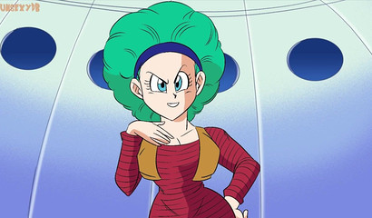 Dragon Ball vixen showing incredible flexibility