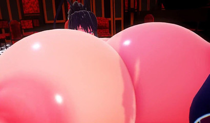 Akeno Himejima becoming a huge fan of breast expansion