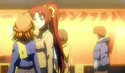 Warmth of a pulsating cock gathering a harem of Anime sluts