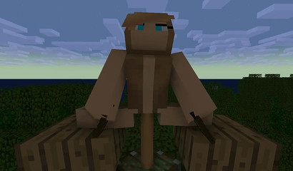 Minecraft toys slowly turning into squirting machines