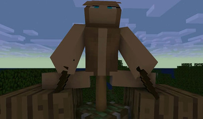 Minecraft toys slowly turning into squirting machines