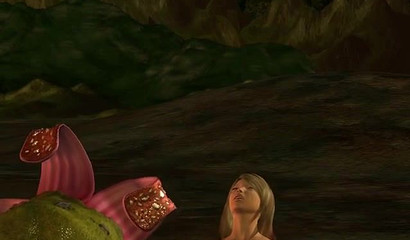 Vore getting hungry once it spots a curvy redhead