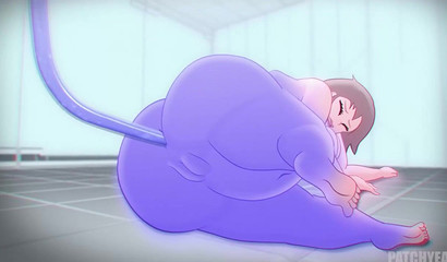 Belly Inflation to the point of almost bursting