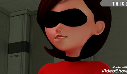 Accommodating a fat prick between her Disney butt cheeks