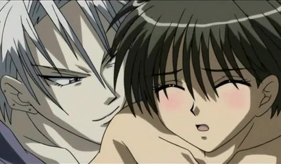 Hentai boy lost in the vortex of each other's butts