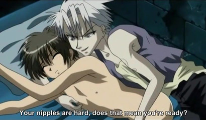 Hentai boy lost in the vortex of each other's butts