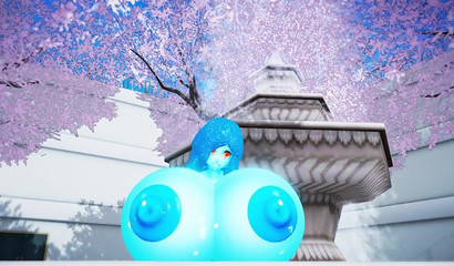 Biggest of the big expanding tits in 3D