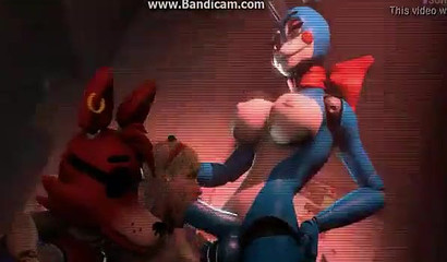 Quintessential indulgence of robot-inspired 3D Hentai