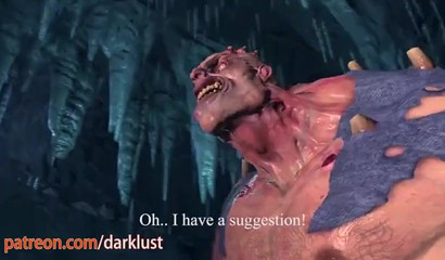 3D monster destroys my tight pussy