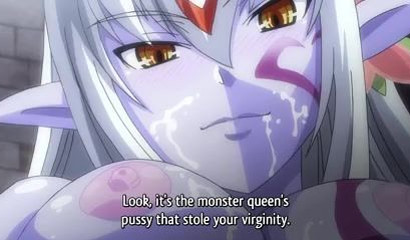 Female Hentai monster schools young innocent boy