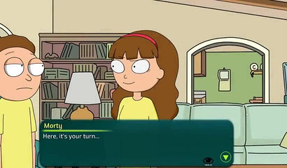 Rick and Morty porn cartoon / Morty gets his dick sucked