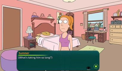 Rick and Morty porn cartoon / Morty gets his dick sucked