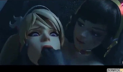 3d compilation with sexy anime dolls