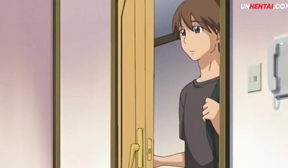 Lactating Hentai doll humps teen dick