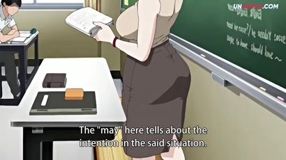 Anime Teacher Hentai - Busty Hentai teacher gets boned after classes