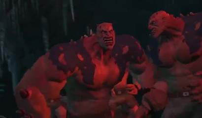 Lara Croft engages in sex action with monsters