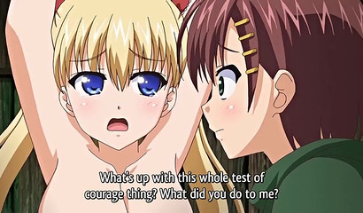 Hentai lesbians fuck in the bathhouse