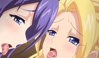 Sharing toy with my busty Hentai girlfriend