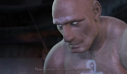 Busty 3D girls please huge monsters