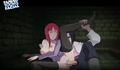 Naruto Hentai Porn - Sasuke fucks lustful bitch Karin