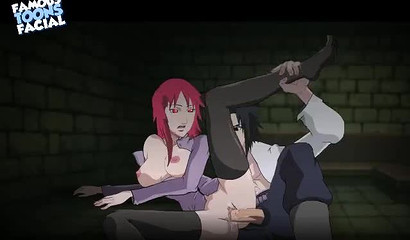 Naruto Hentai Porn - Sasuke fucks lustful bitch Karin