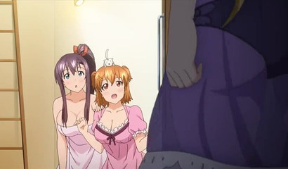 Hentai schoolgirls in big boob action