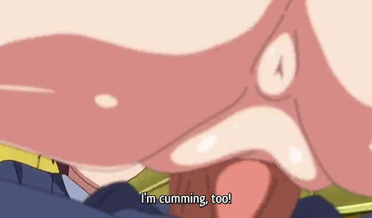 Pink-haired Hentai doll gets her muff creampied