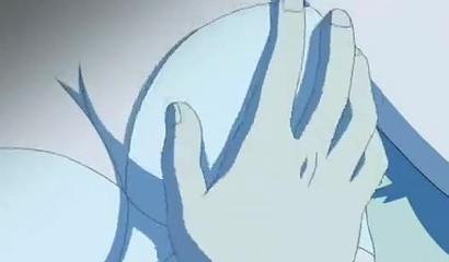 Pigtailed anime teen loses her virginity with her boyfriend