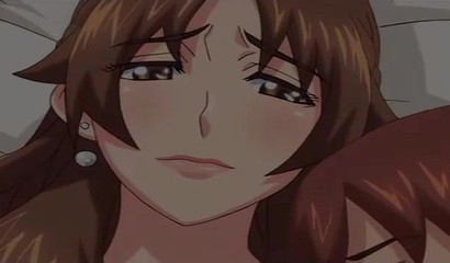 Busty anime MILF gets her cooch filled with fresh cum