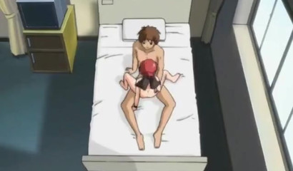 Hentai teen enjoys intense cock ride