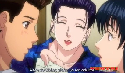 Nerdy anime mom gets gangbanged