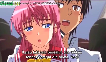 Hentai gf rubs my dick in public