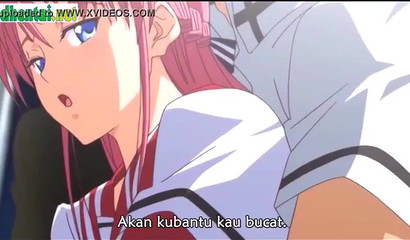 Hentai gf rubs my dick in public