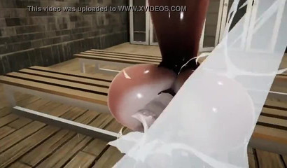 Bootylicious babe gets fucked by a furry 3d animal