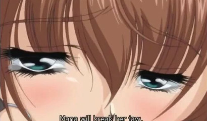 Hentai blonde fucks in her first gangbang