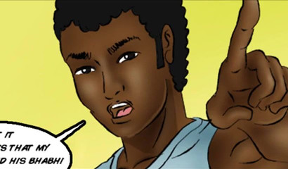 Indian hottie having steamy sex in comic cartoon action