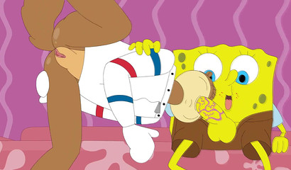 SpongeBob SquarePants porn cartoon - Sandy gets ass fucked deeply