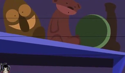 Monster Inc - Huge monster caught cumming on a teen