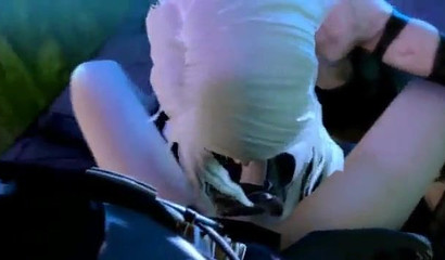 Blonde babe gets creampied in anime gangbang