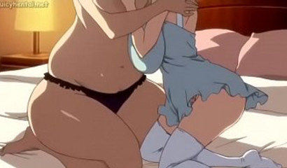 Hot anime doll gets milk squeezed from her big tits