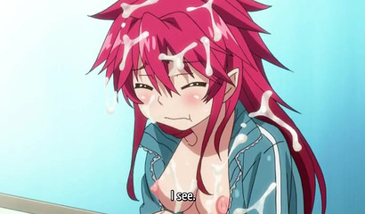 Hentai nympho milks & fucks a fat dick in public