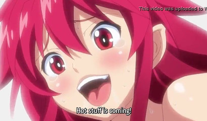 Hentai nympho milks & fucks a fat dick in public