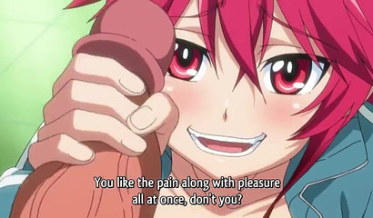 Hentai nympho milks & fucks a fat dick in public